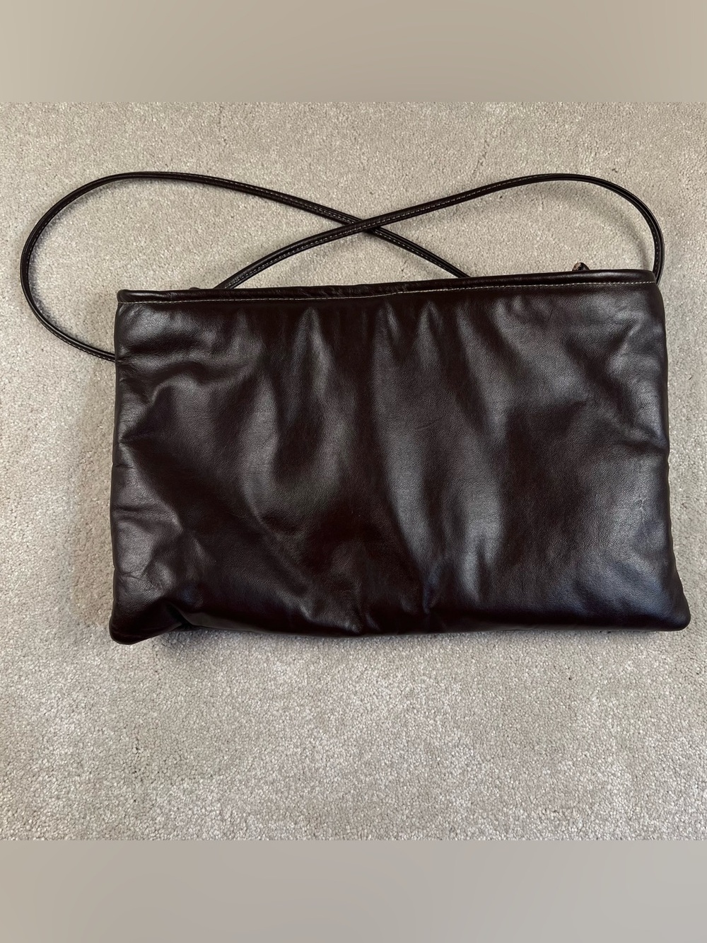 Vintage Pruse Genuine Leather Made in USA Brown Studded - Picture 2 of 10